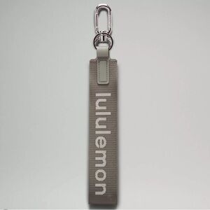 Lululemon Never Lost KeyChain, Grey Sage/White Opal
